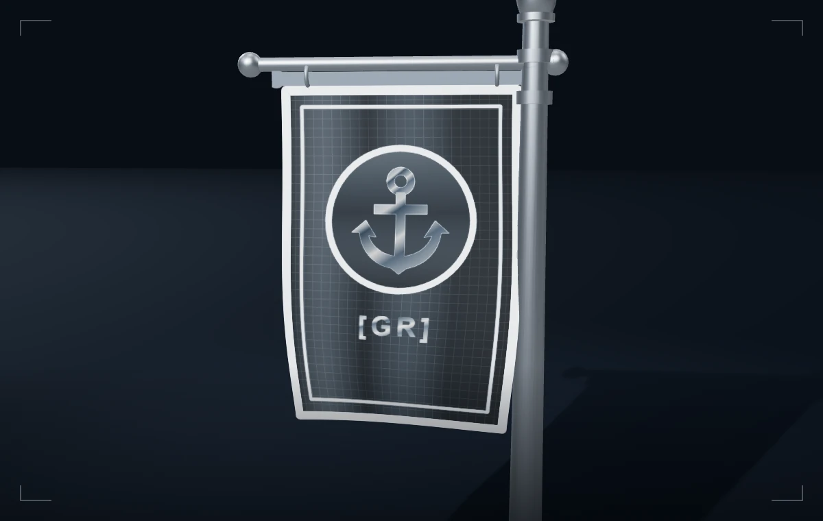 Silver emblem finish