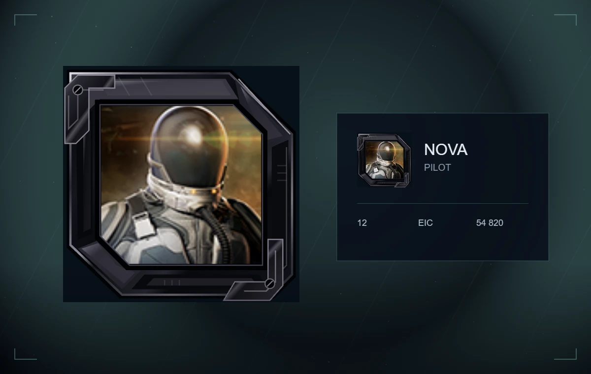 Obsidian portrait frame