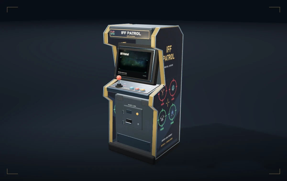 IFF Patrol Arcade Cabinet