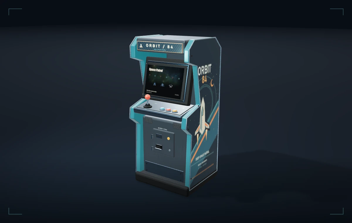 Space Patrol Arcade Cabinet