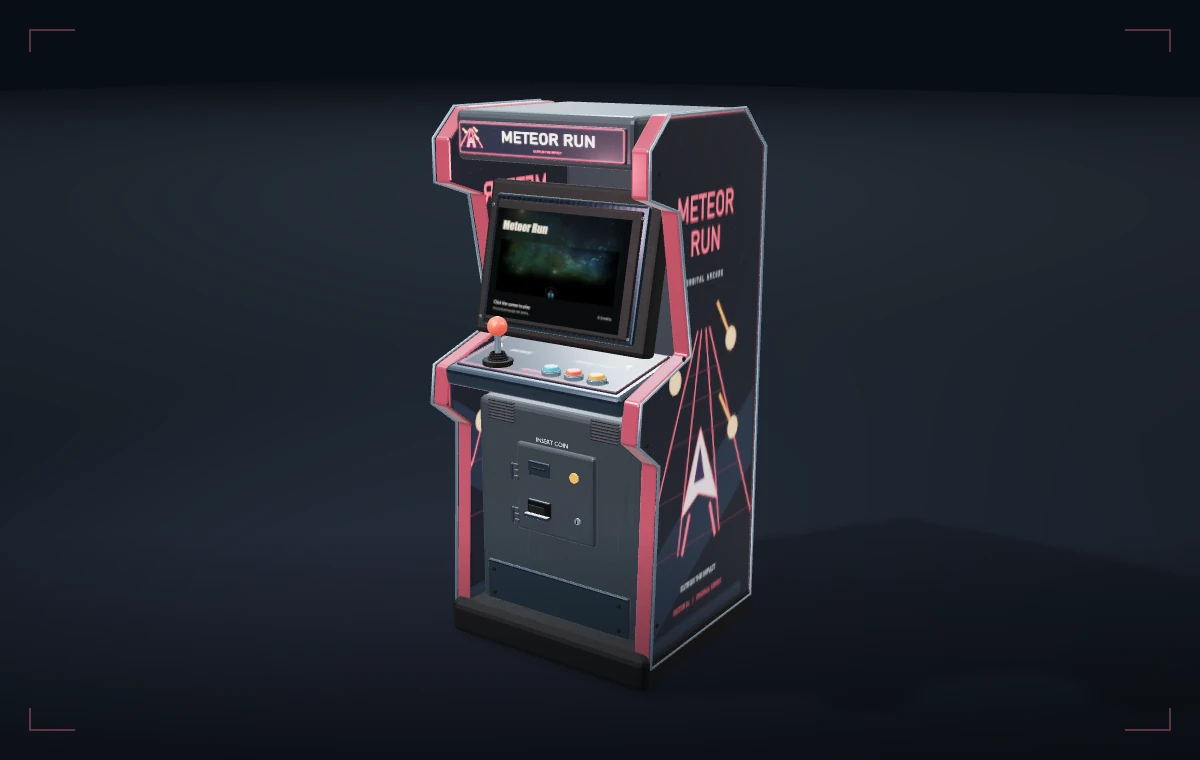 Meteor Run Arcade Cabinet