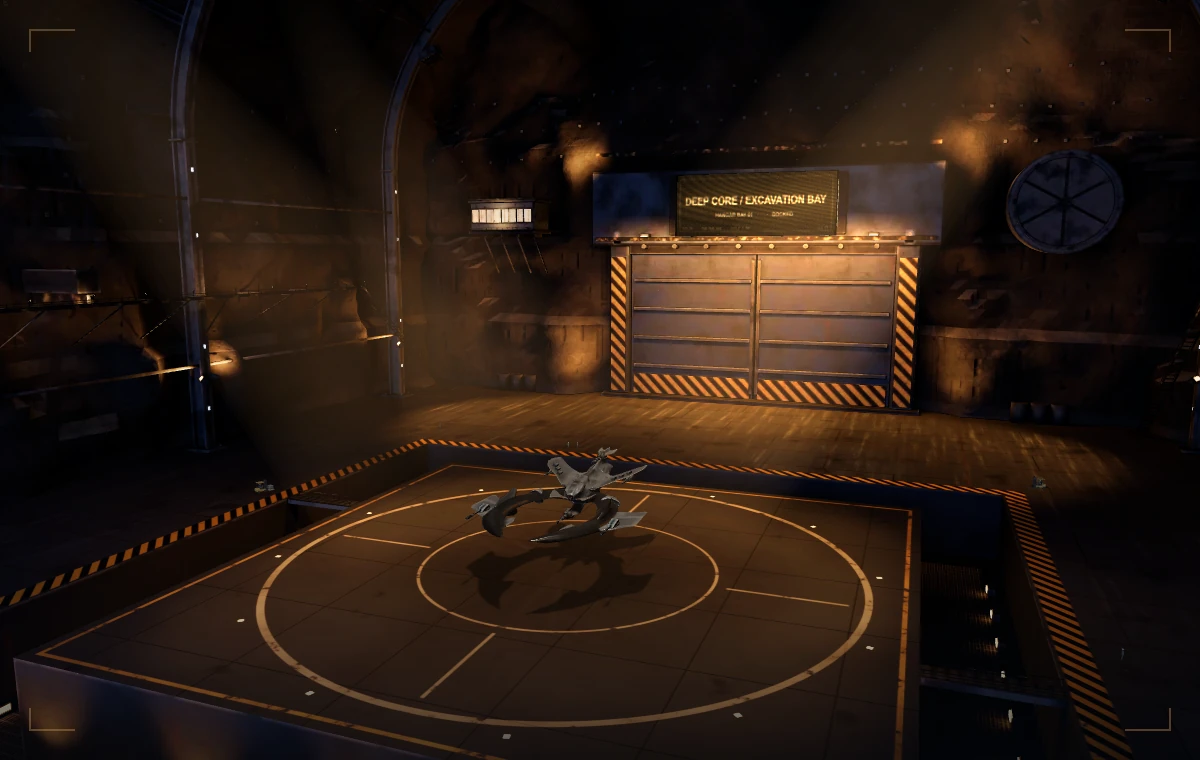 Asteroid hangar